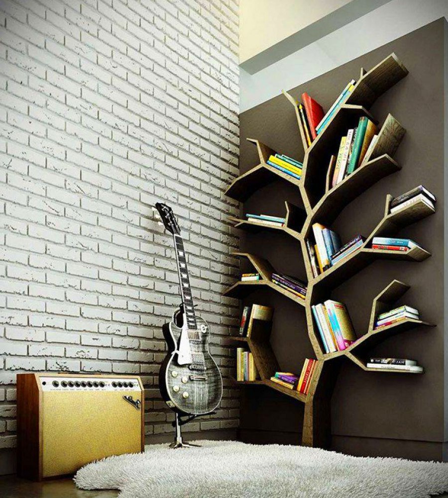 Tree Branch Bookshelf Bubs Roomate Totoro Diy Tree Bookshelf Tree