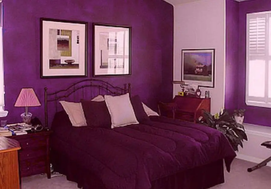 Bright Purple Bedroom