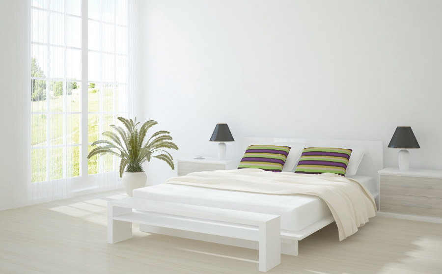 Crisp White Bedroom