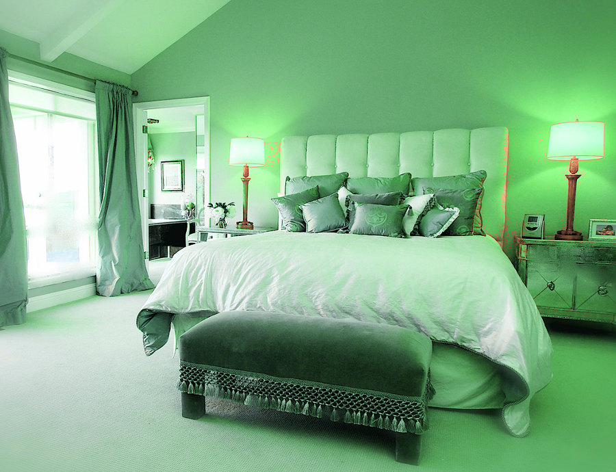 Green Bedroom Design