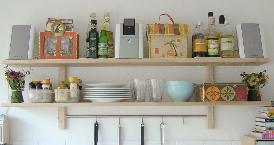 kitchen shelves