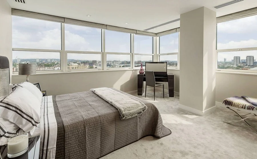 White Grey Modern Bedroom