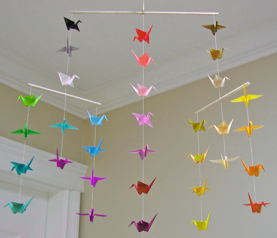 Origami Paper Garland