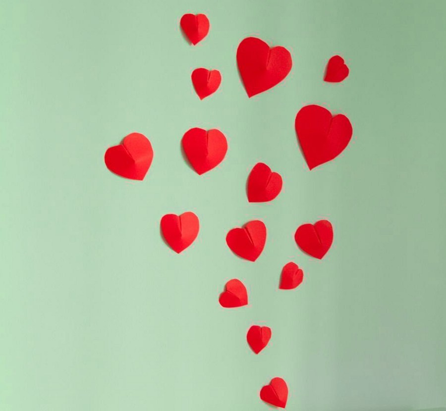 Paper Heart Wall Art