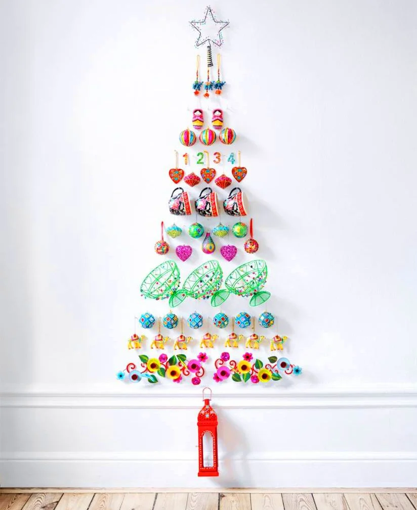 17 Unique Christmas Tree Alternatives Just to Be Different This Year