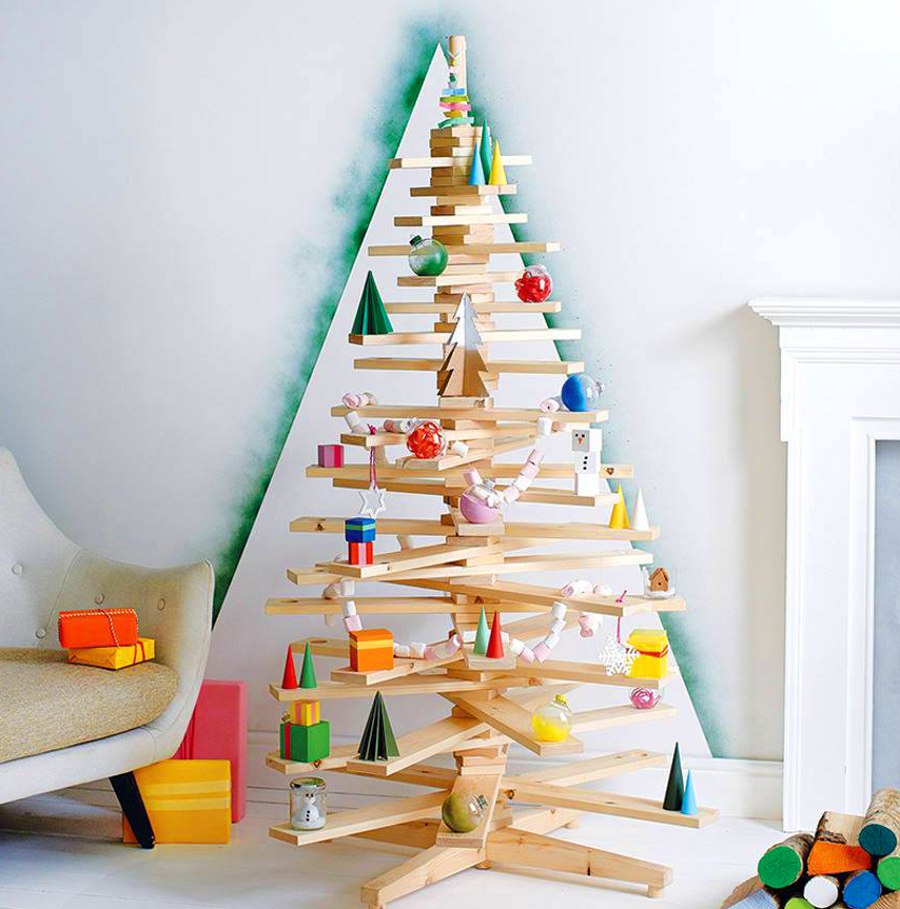 Scrap Wood Christmas Tree