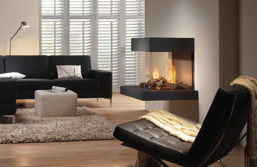 Glass Box Fireplace