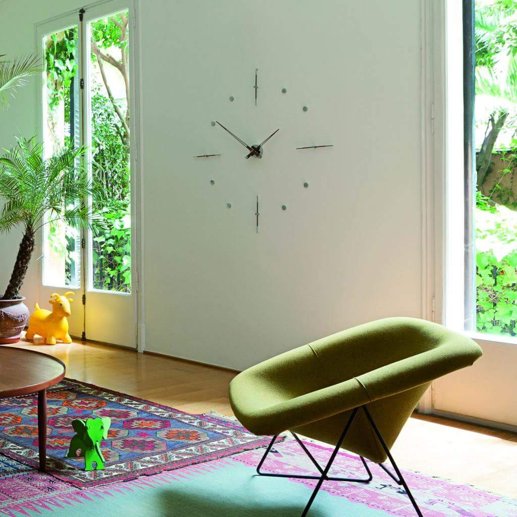 Green Wall Clock