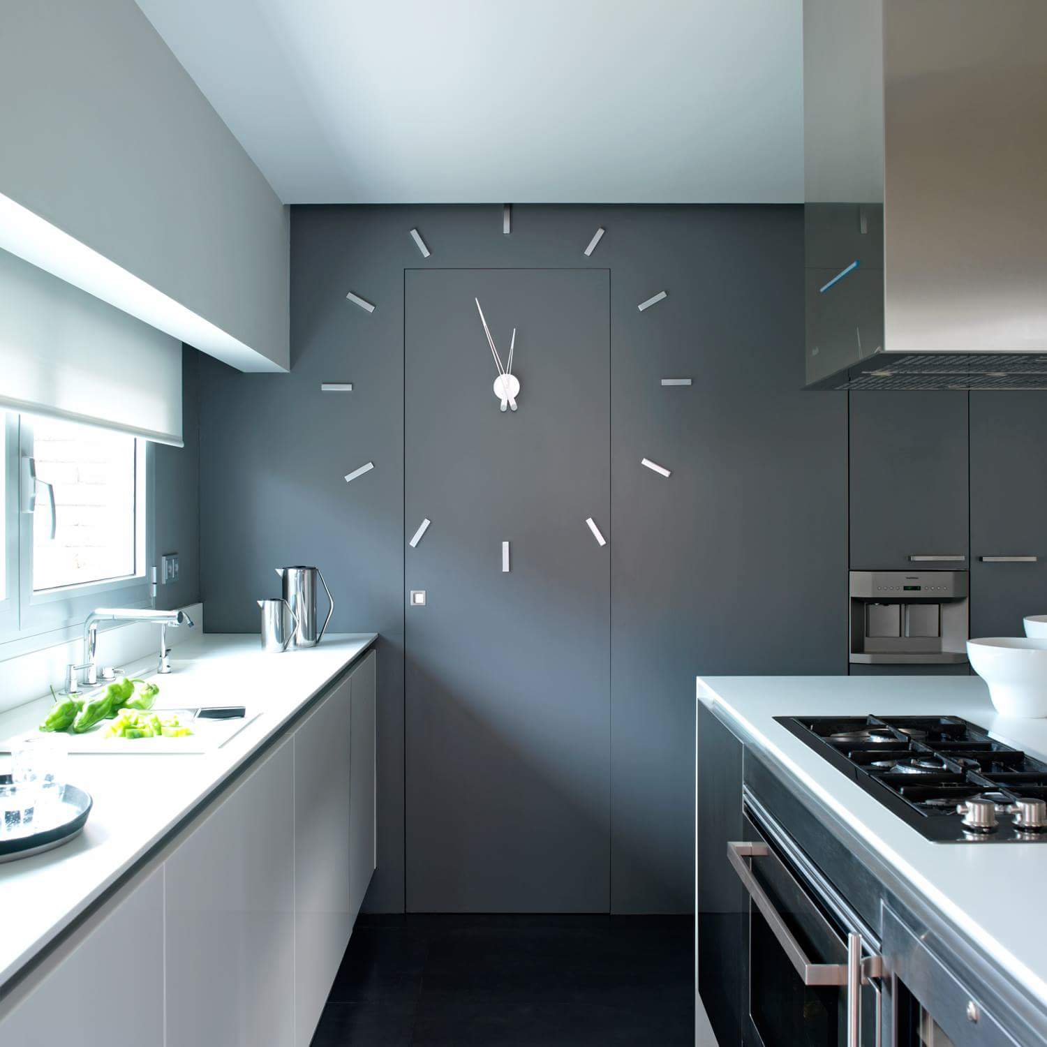 Kitchen Door Wall Clock