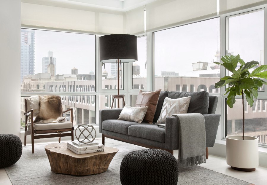 White Living Room Wooden Coffee Table