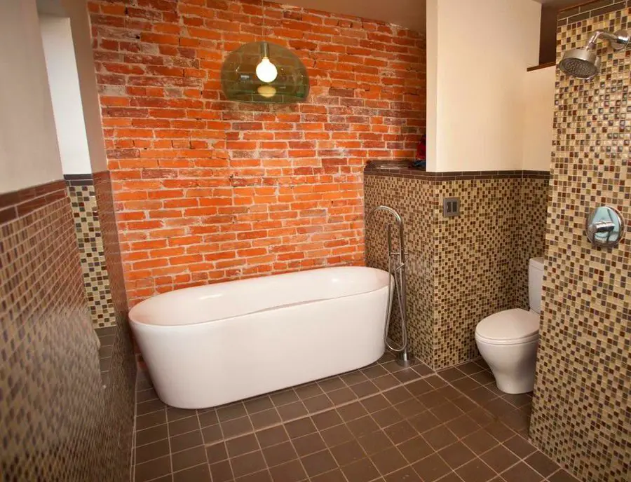 Brick Wall Bathroom