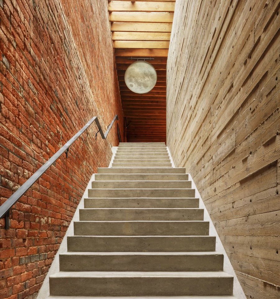 Brick Wall Staircase