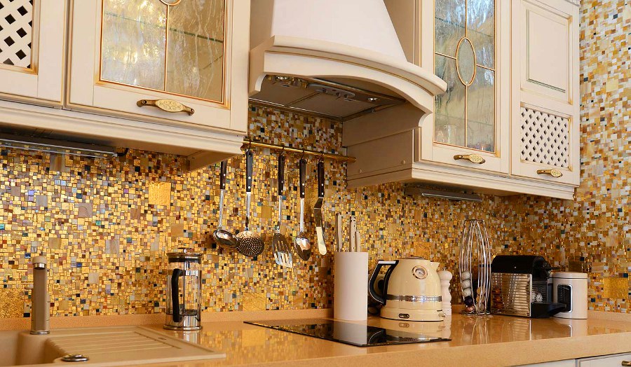 Golden Kitchen Mosaic