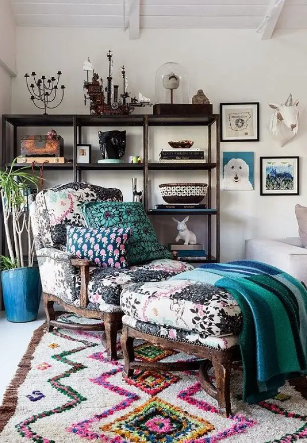 Mix and Chic: Home tour- A celebrity jewelry designer's quirky bohemian home!