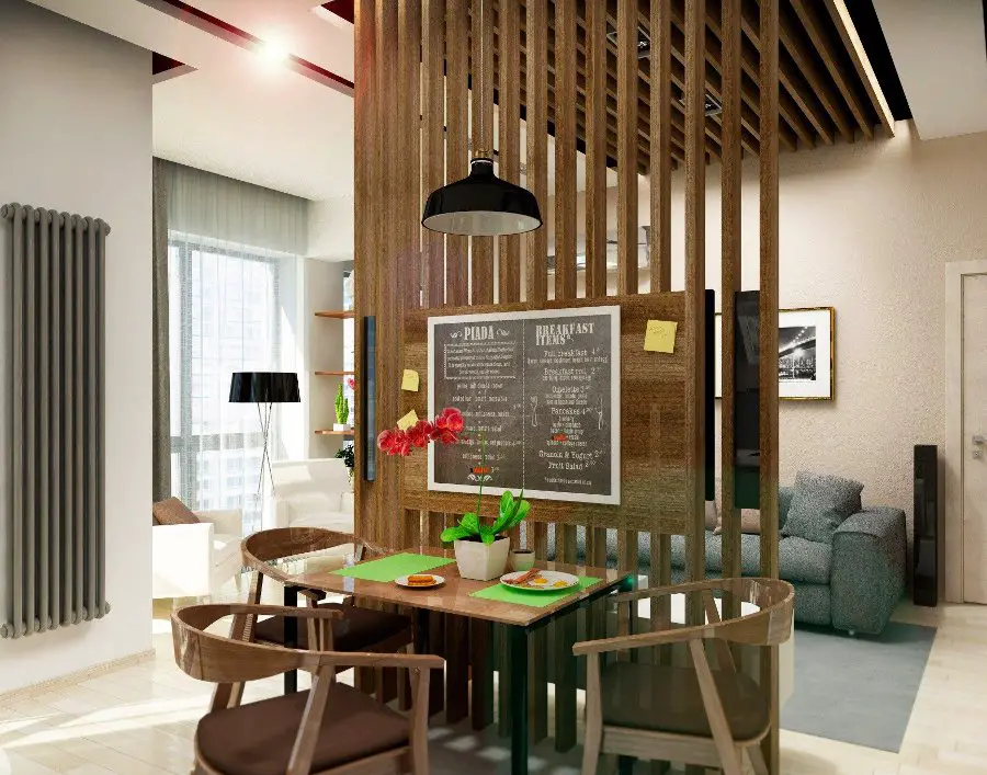Wooden Dining Area