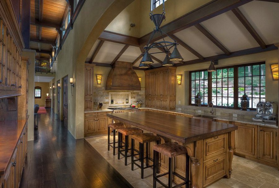 Wooden Kitchen Island