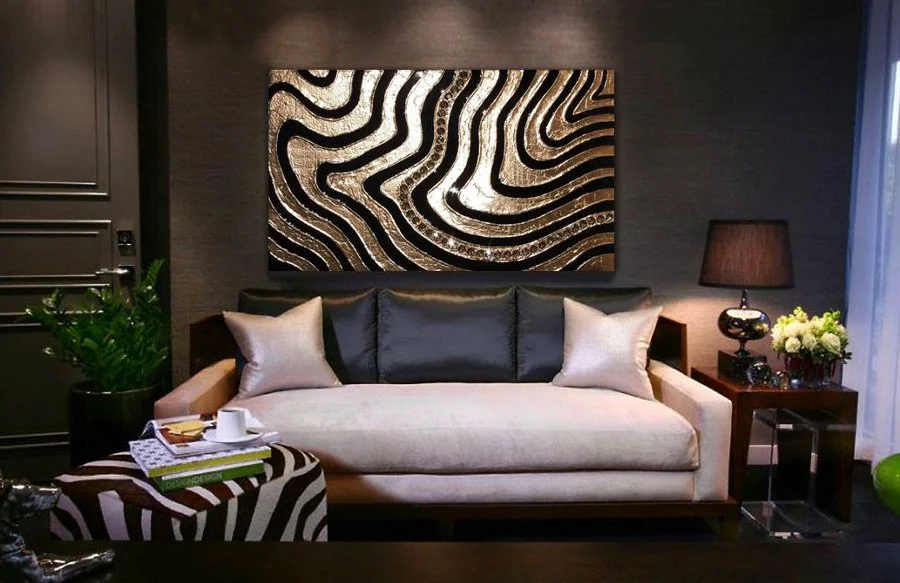 Zebra headboard