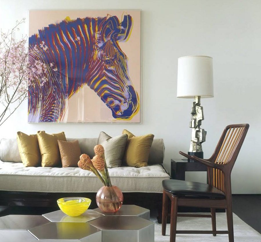 Zebra painting