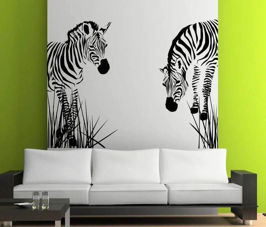 Zebra wall art