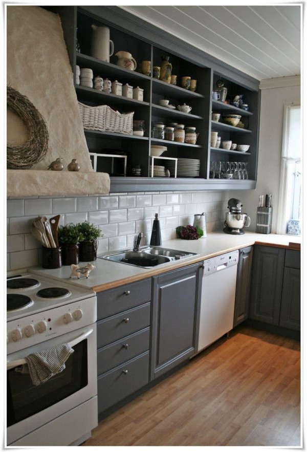 25 Open Shelf Ideas to Make Your Kitchen More Spacious ...
