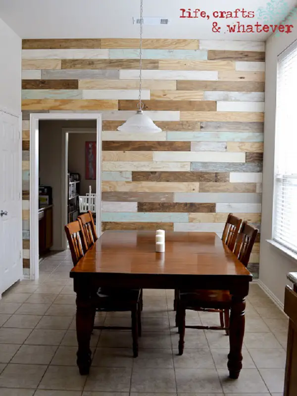 Wooden Plank Wall 