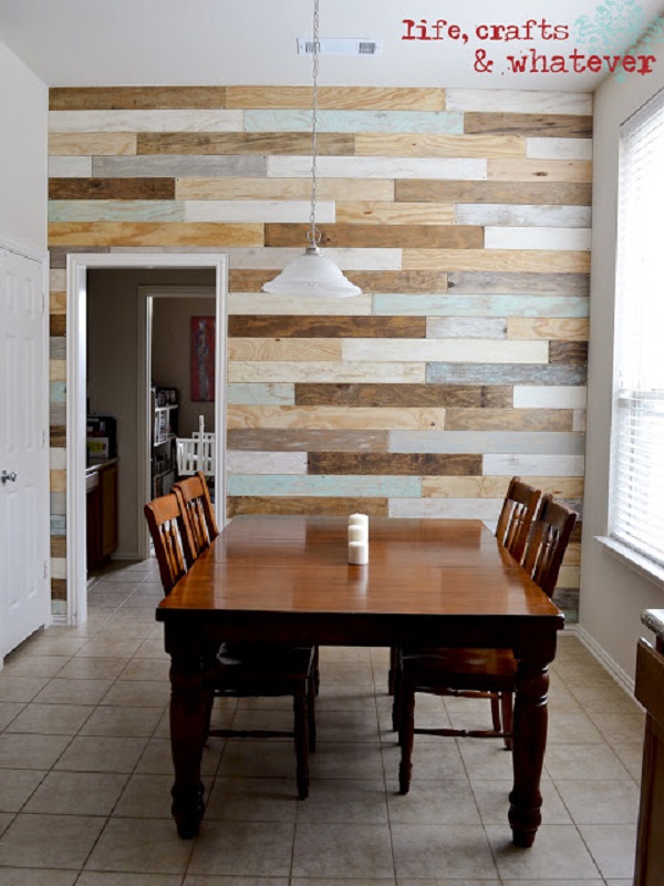 Wooden Plank Wall 