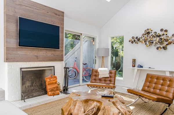 Rustic Beige Living Room 