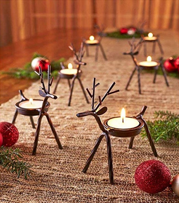 Reindeer Candle Holders