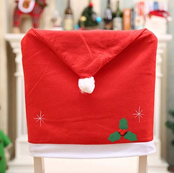 Santa Hat Chair Covers