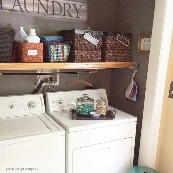 Budget Laundry Room Makeover  