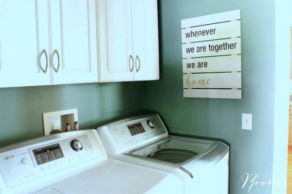 LAUNDRY ROOM MAKEOVER REVEAL  