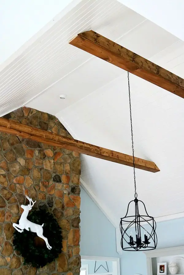 Wood Plank Ceiling Reveal    
