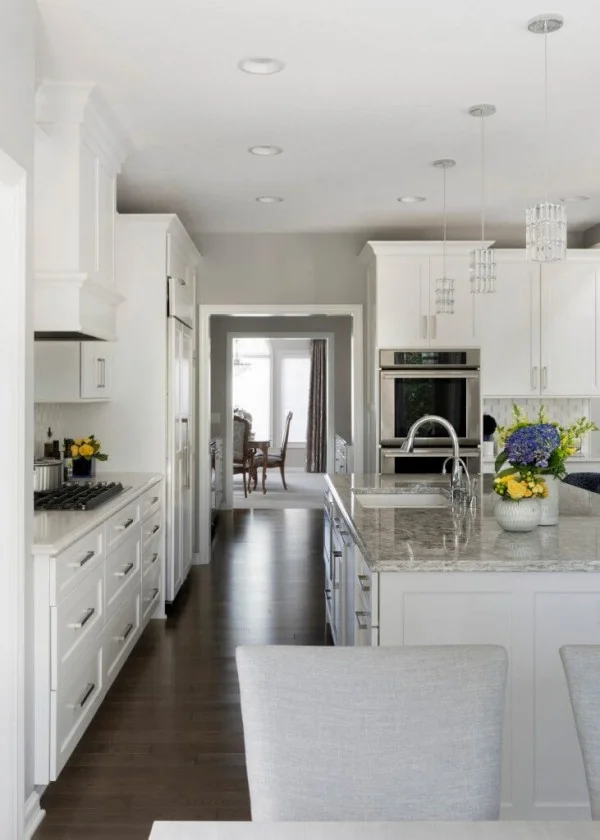 Vaulted Ceiling + Open Woodbury Home Design    