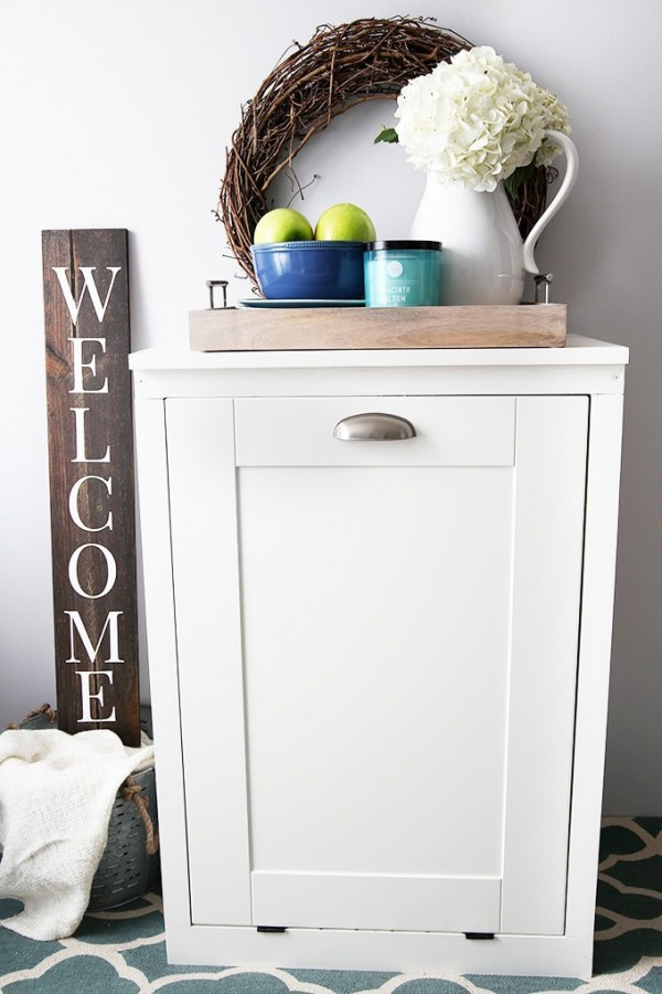 How to Build a Custom Tilt-Out Trash Cabinet