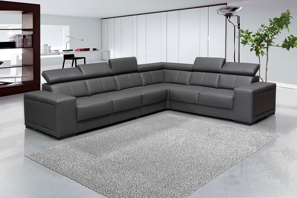 design living room grey sofa
