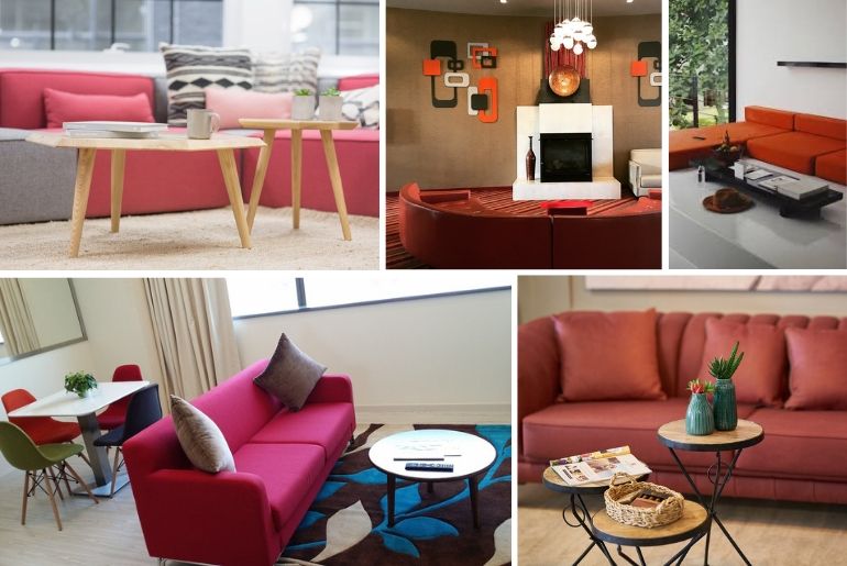 15 Living Room Ideas With A Red Sofa That Make The Best Accent