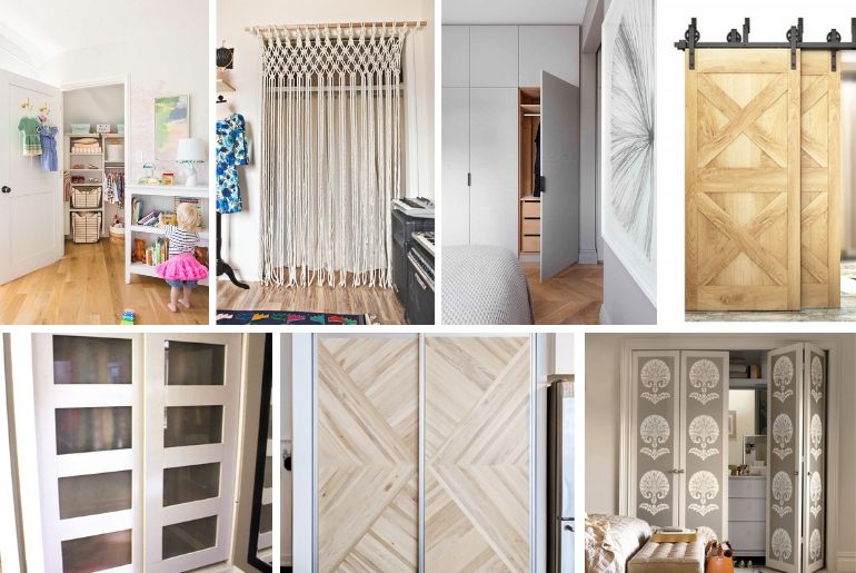 Alternatives to closet doors