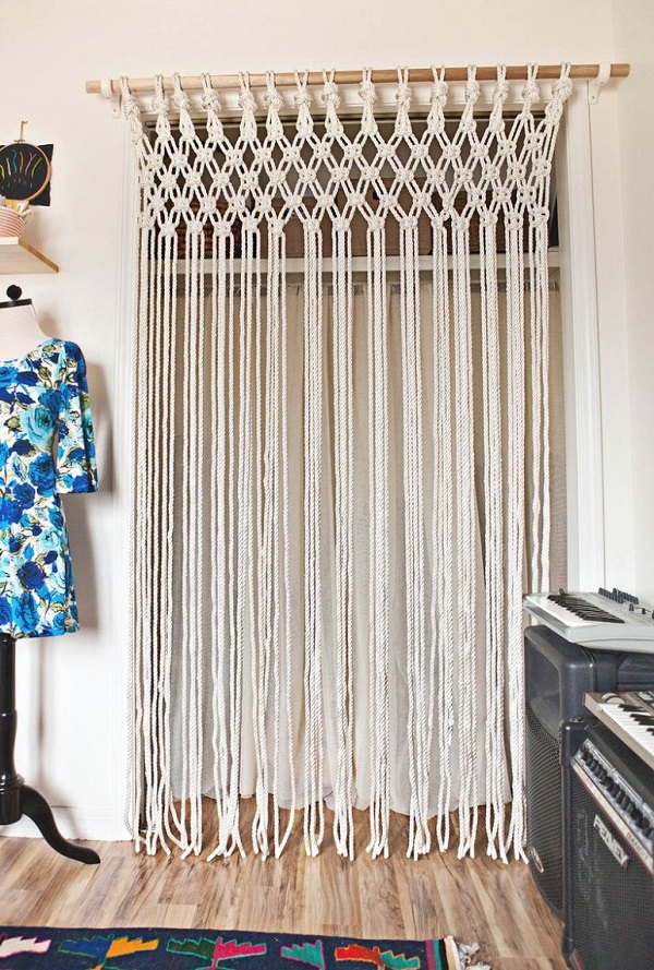 macrame alternative to closet doors