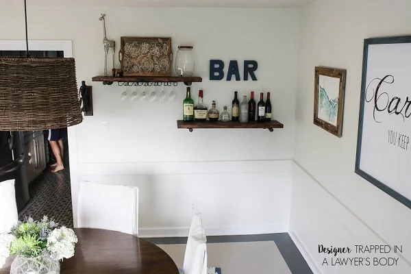 Bar shelves