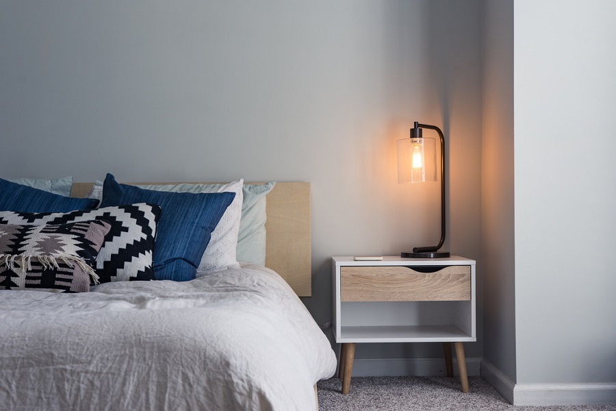 mid-century modern bedroom