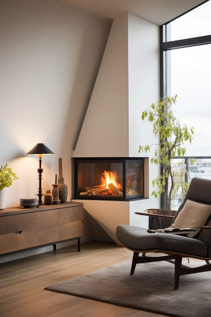 43 Unique Corner Fireplace Ideas for Stunning Decor (Original)