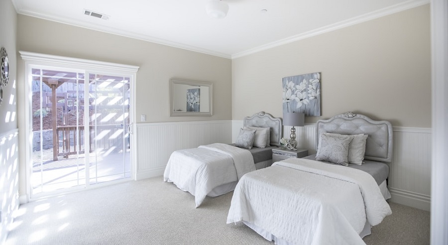 white bedroom