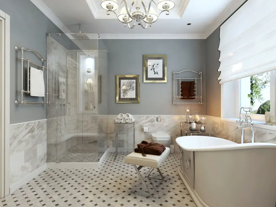 20 Classic Gray Bathroom Ideas
