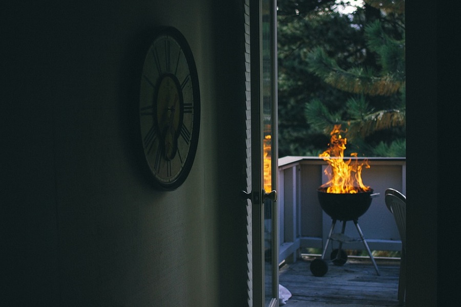 deck fire pit