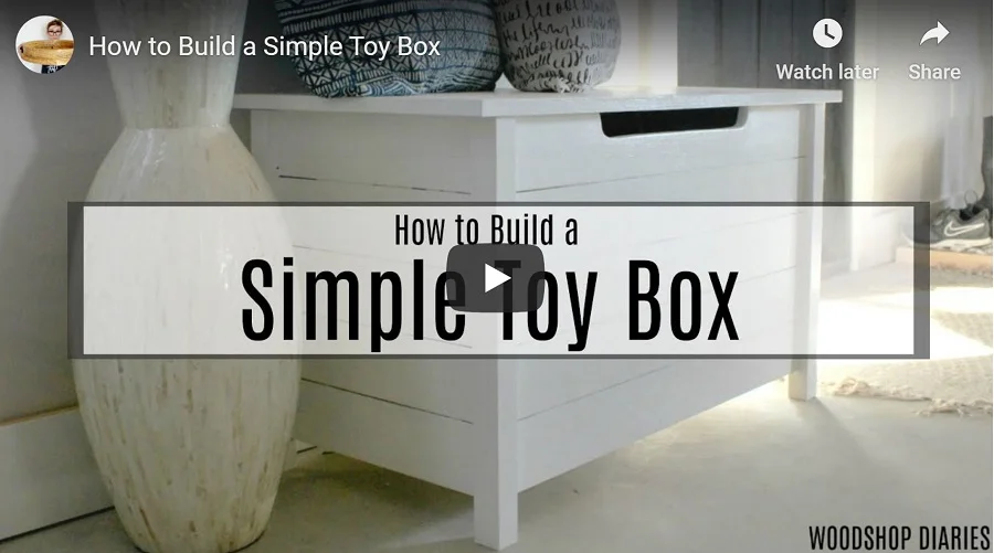 DIY toy box video