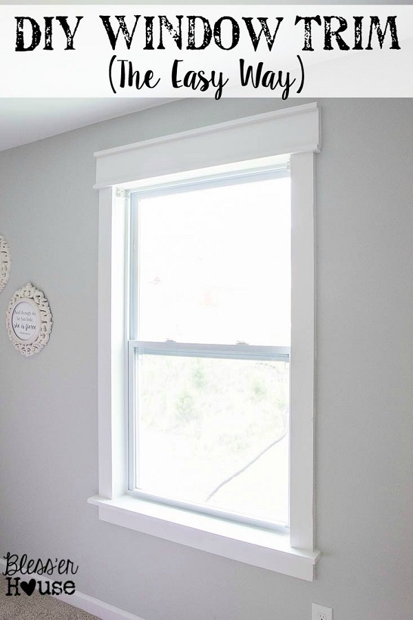 DIY window trim