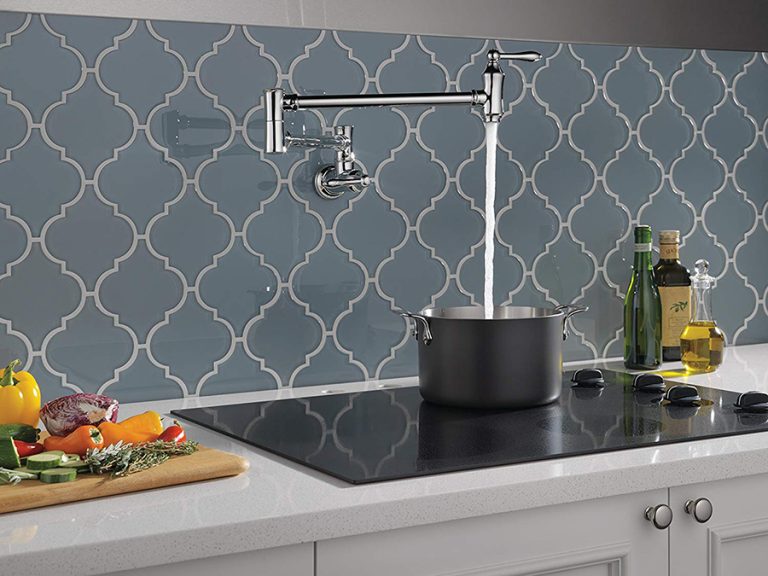 delta wall mount kitchen aucet