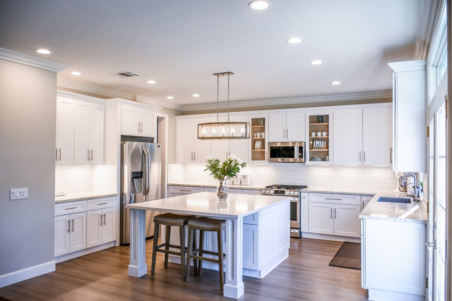 clean kitchen design