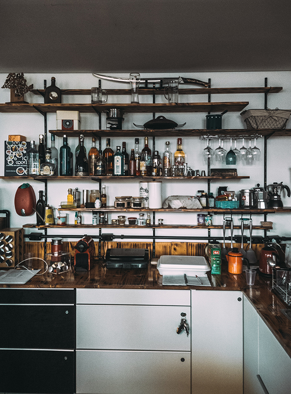 Bar shelf