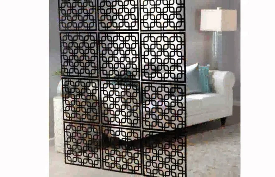 Metal privacy screen panels